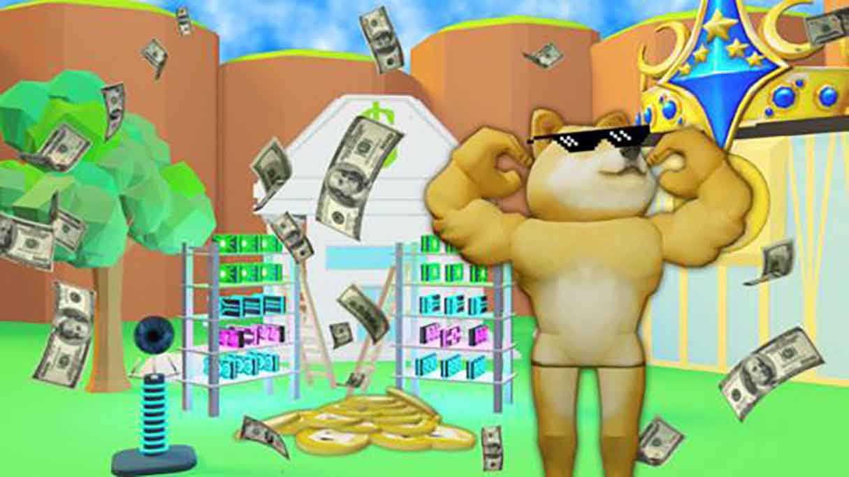 بازی (Doge Mining Simulator)، شبیه‌ساز معدن‌کاری Dogecoin است که در آن بازیکنان می‌توانند با استفاده از دستگاه‌های ماینر خود Dogecoin استخراج کنند. 