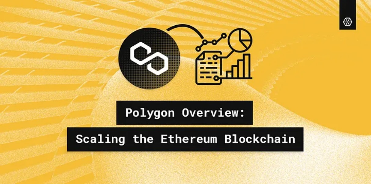 طراحی شبکه Polygon با پس زمینه زرد