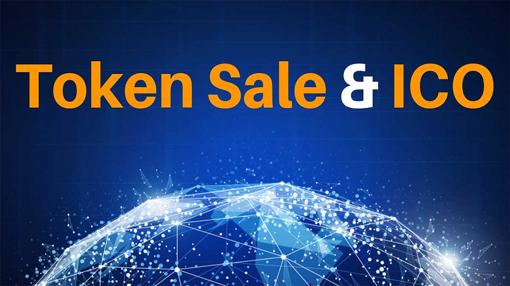 تصویر گرافیکی از پیش فروش توکن و ICO