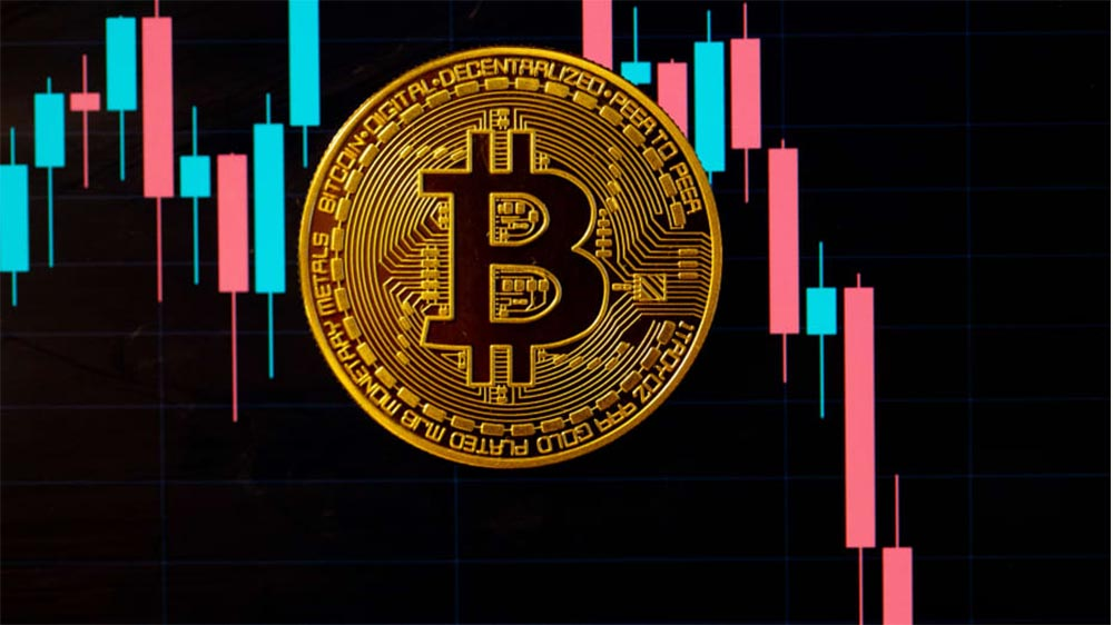 نمودار کندل استیک بیت کوین