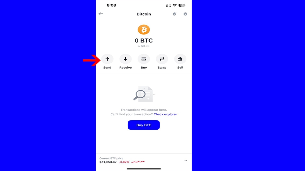 منوی برداشت ارز دیجیتال کیف پول تراست ولت
