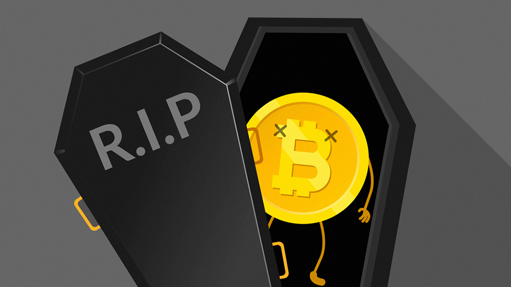 بیت کوین در تابوت مرگ به دلیل ارسال اشتباه