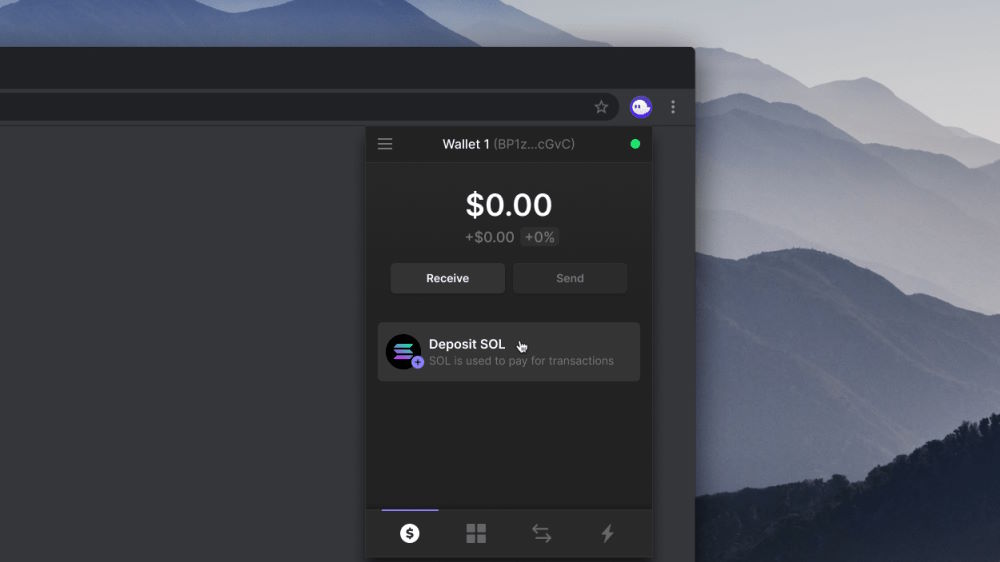 کپی آدرس برای انتقال سولانا به فانتوم