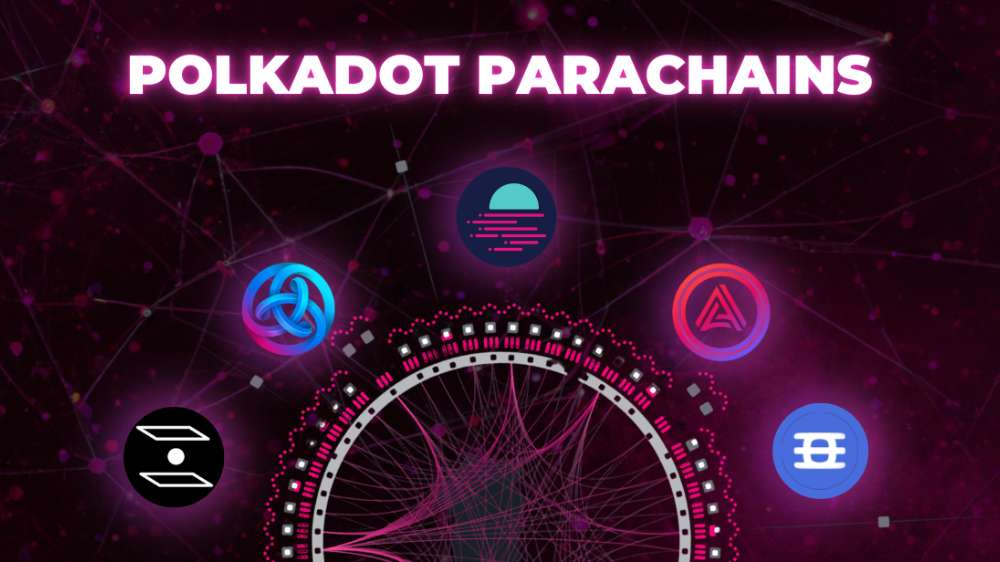 تصویری از شبکه با نوشته Polkdot Parachain