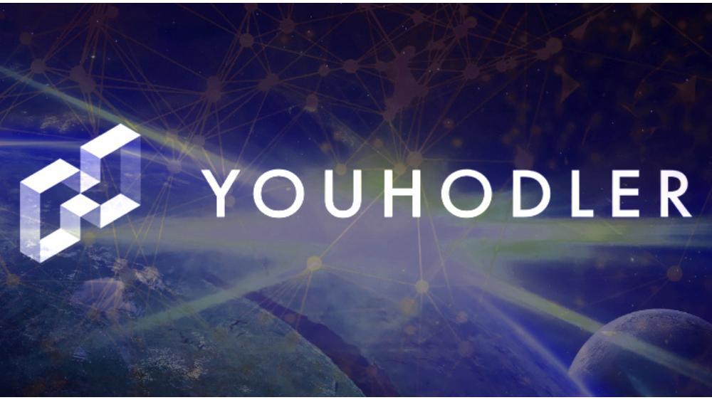 نماد والت YouHodler wallet با پس زمینه بنفش