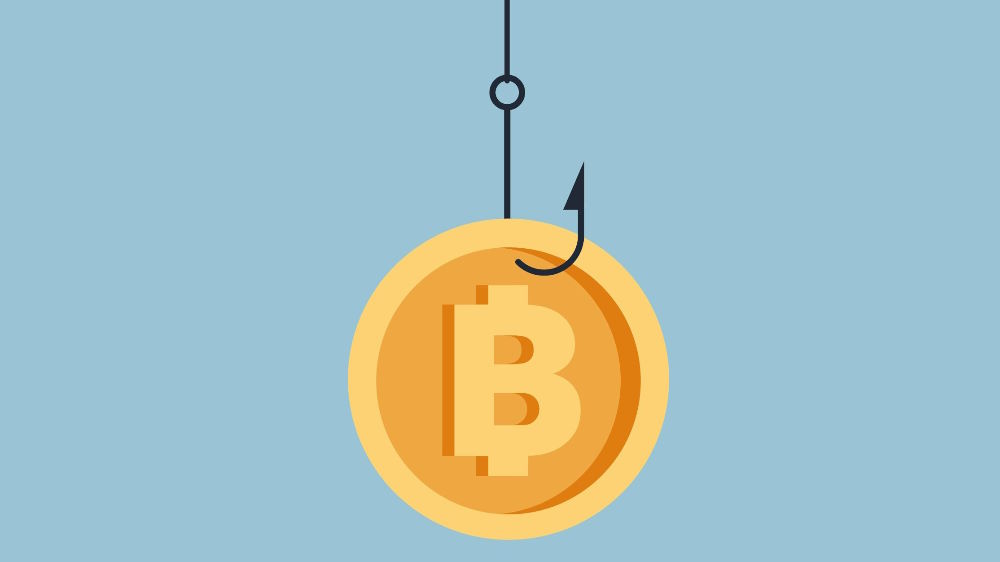 بیت کوین در قلاب ماهیگیری