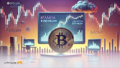 لیکوئید شدن ۲۰۰ میلیون دلار همزمان با سقوط بیت کوین