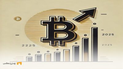 بیت کوین و نمودار رو به بالا