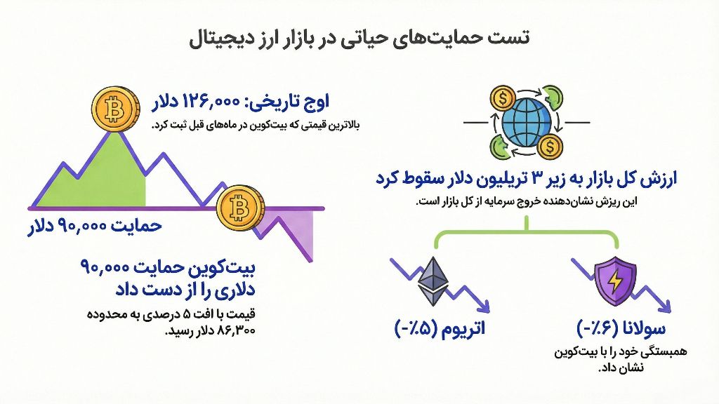 تستهای حمایتی حیاتی بازار