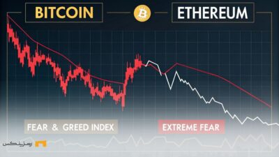 سقوط بیت کوین و اتریوم