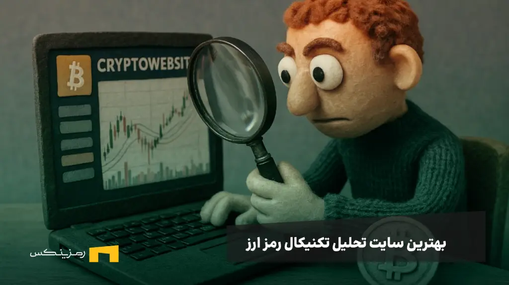 یک تریدر در حال جستجو در سایتهای رمز ارزی