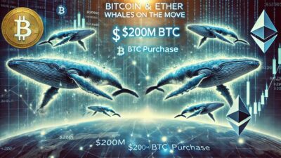 خرید بیت کوین و اتریوم توسط نهنگ ها