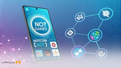 پلتفرم نات گیمز در تلگرام، نمایشدهنده رابط کاربری بازیها و توکن نات کوین