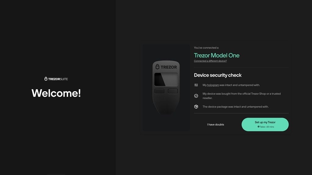 آموزش ساخت کیف پول سختافزاری بیت کوین کش با Trezor Model One