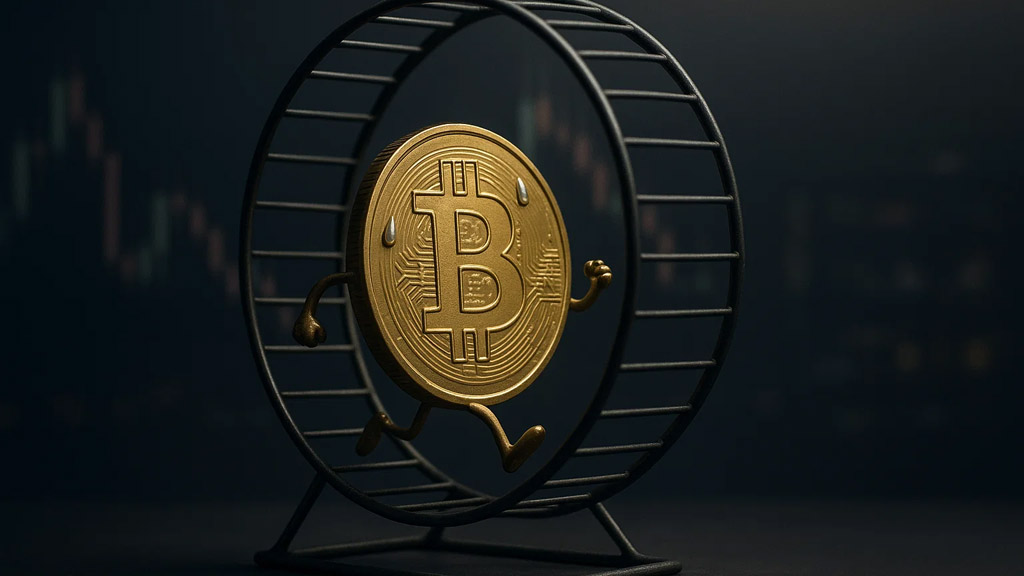 دویدن بیت کوین در چرخ همستر