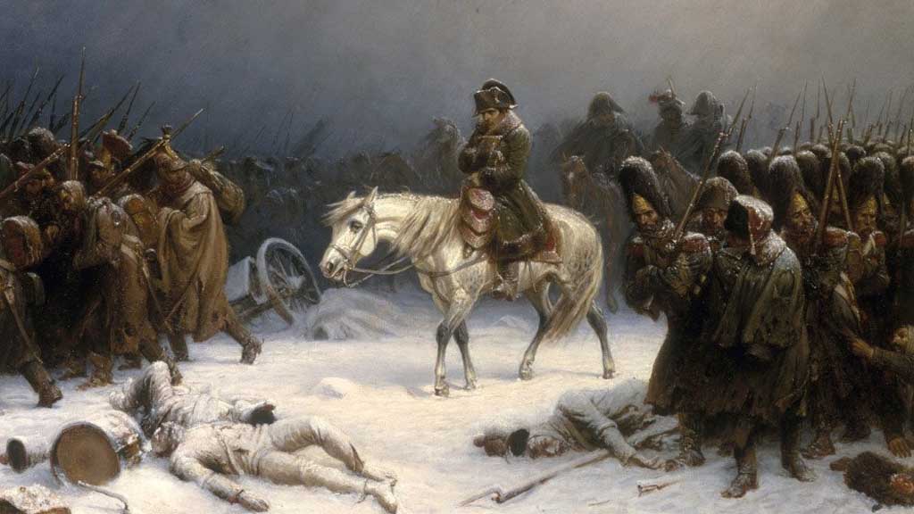 نقاشی بازگشت ناپلئون از موسکو اثر Adolph Northen
