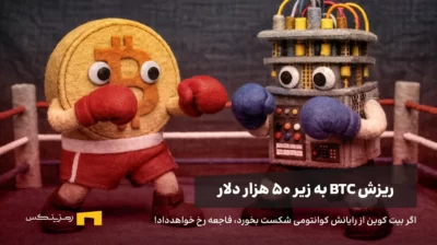 ریزش قیمت بیت کوین به زیر ۵۰ هزار دلار، اگر از کامپیوترهای کوانتومی شکست بخورد. آیا این خطر جدی است؟