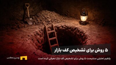 یک چاه بزرگ که نردبانی در آن قرار گرفته است